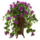 Bougainvillea Artificial Plant in Stand Planter-Parc Decor