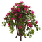 Bougainvillea Artificial Plant in Stand Planter-Parc Decor