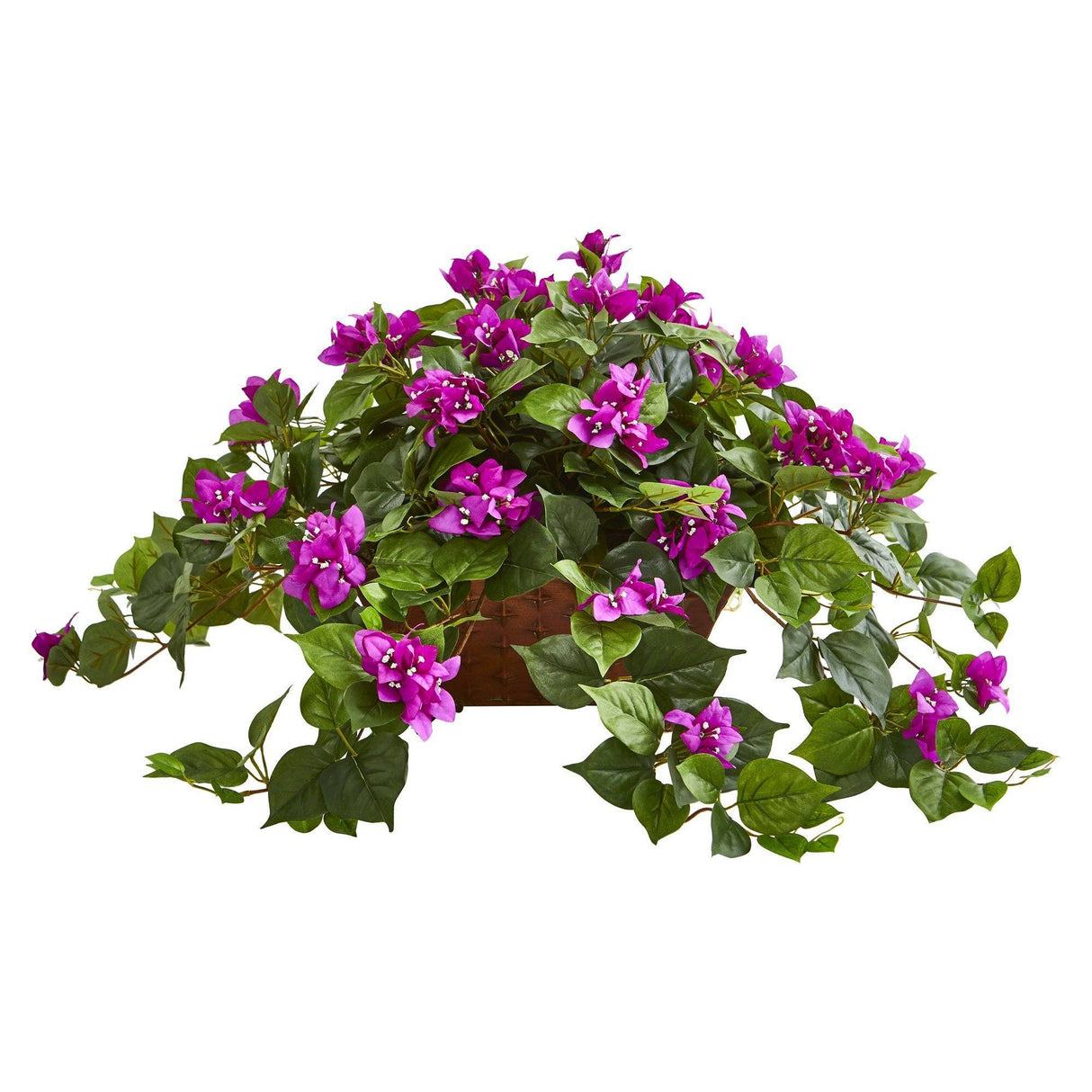 Bougainvillea in Metal Planter-Parc Decor