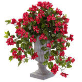Bougainvillea with Urn UV Resistant (Indoor/Outdoor)-Parc Decor