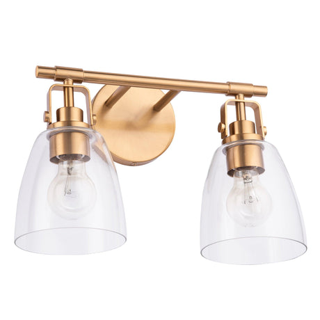 Brilliance Modern Farmhouse 2-Light Vanity Light-Parc Decor