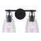 Brilliance Modern Farmhouse 2-Light Vanity Light-Parc Decor