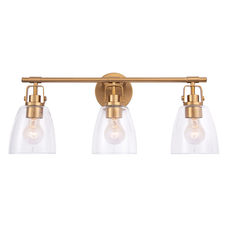 Brilliance Modern Farmhouse 3-Light Vanity Light-Parc Decor
