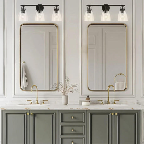 Brilliance Modern Farmhouse 3-Light Vanity Light-Parc Decor