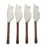 CAMELLIA RATONCITO CHEESE SPREADER/KNIFE 4 PC. SET-Parc Decor