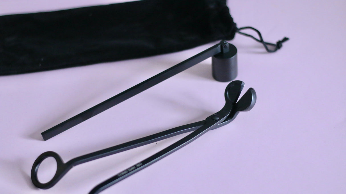 Candle Care Set- 3 Piece Trimmer & Snuffer Set-Parc Decor