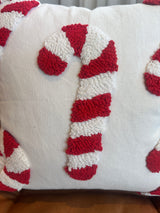 Candy Cane Pillow Cover-Parc Decor