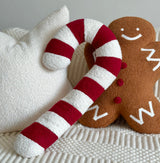Candy Cane Shaped Pillow-Parc Decor