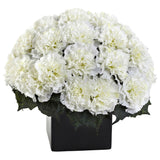 Carnation Arrangement w/Vase-Parc Decor