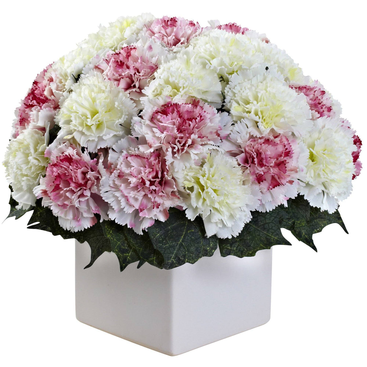 Carnation Arrangement w/Vase-Parc Decor