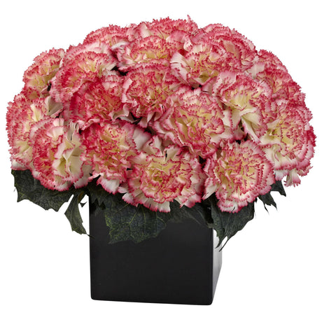 Carnation Arrangement w/Vase-Parc Decor