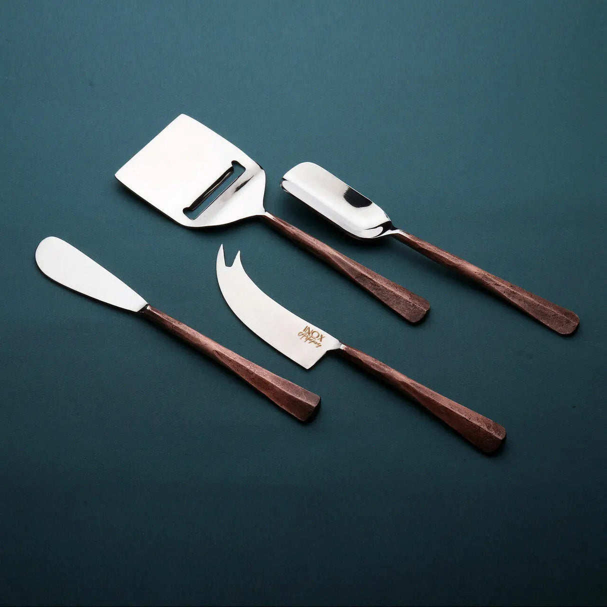 Copper Ridge Cheese Knives 4 Pc. Set-Parc Decor