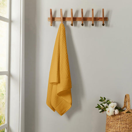 Cotton Diamond Waffle Weave Bath Towel Set – Grayson Collection-Parc Decor