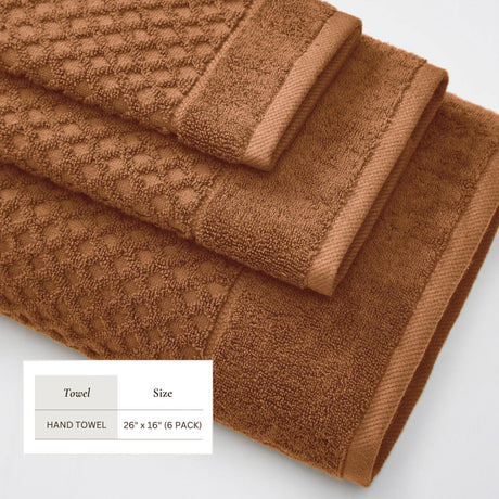 Cotton Diamond Waffle Weave Bath Towel Set – Grayson Collection-Parc Decor