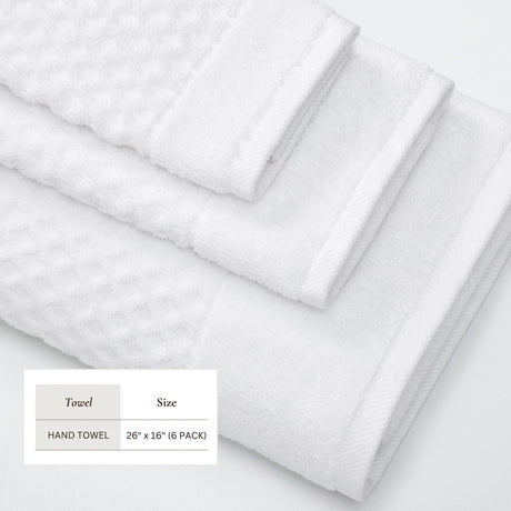 Cotton Diamond Waffle Weave Bath Towel Set – Grayson Collection-Parc Decor