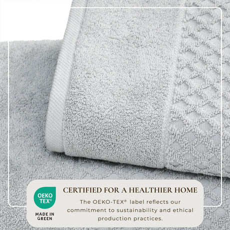Cotton Diamond Waffle Weave Bath Towel Set – Grayson Collection-Parc Decor