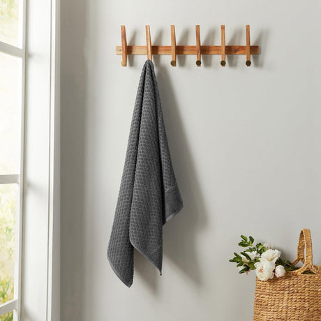 Cotton Diamond Waffle Weave Bath Towel Set – Grayson Collection-Parc Decor