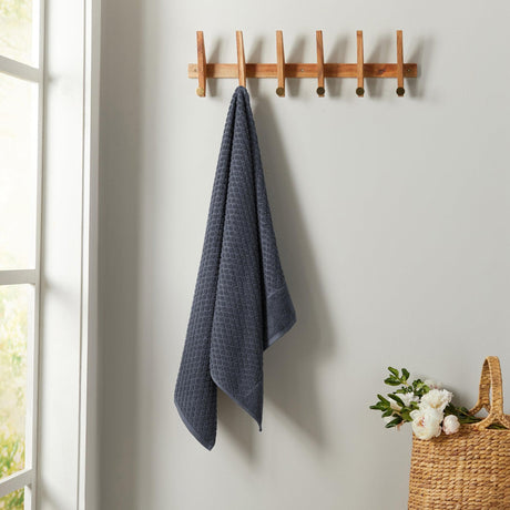 Cotton Diamond Waffle Weave Bath Towel Set – Grayson Collection-Parc Decor