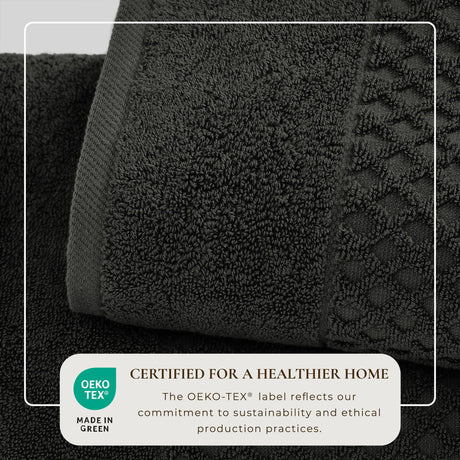 Cotton Diamond Waffle Weave Bath Towel Set – Grayson Collection-Parc Decor