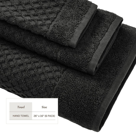 Cotton Diamond Waffle Weave Bath Towel Set – Grayson Collection-Parc Decor