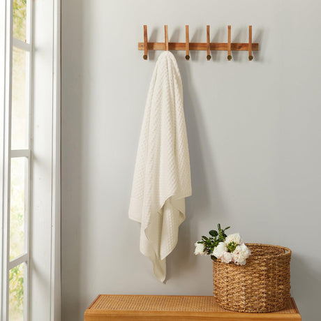 Cotton Diamond Waffle Weave Bath Towel Set – Grayson Collection-Parc Decor