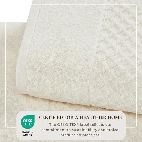 Cotton Diamond Waffle Weave Bath Towel Set – Grayson Collection-Parc Decor