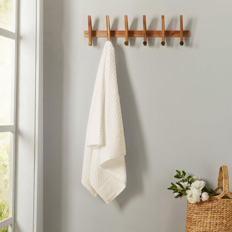 Cotton Diamond Waffle Weave Bath Towel Set – Grayson Collection-Parc Decor