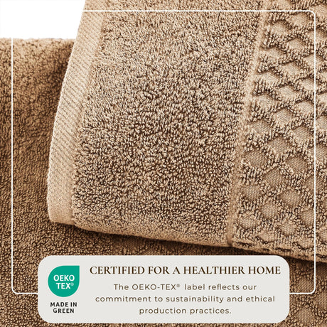 Cotton Diamond Waffle Weave Bath Towel Set – Grayson Collection-Parc Decor