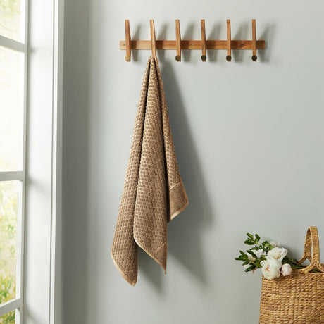 Cotton Diamond Waffle Weave Bath Towel Set – Grayson Collection-Parc Decor