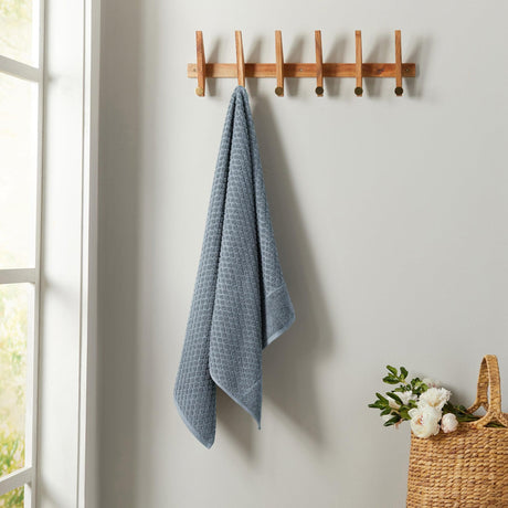 Cotton Diamond Waffle Weave Bath Towel Set – Grayson Collection-Parc Decor
