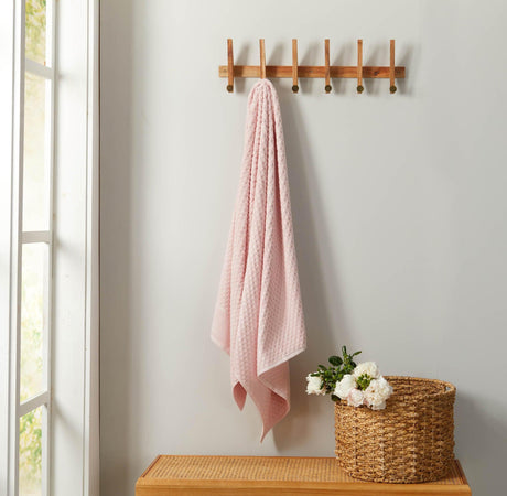Cotton Diamond Waffle Weave Bath Towel Set – Grayson Collection-Parc Decor