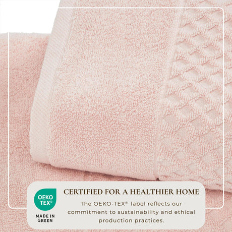 Cotton Diamond Waffle Weave Bath Towel Set – Grayson Collection-Parc Decor