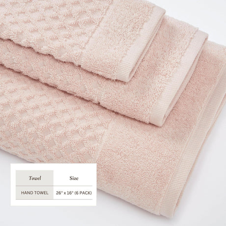 Cotton Diamond Waffle Weave Bath Towel Set – Grayson Collection-Parc Decor