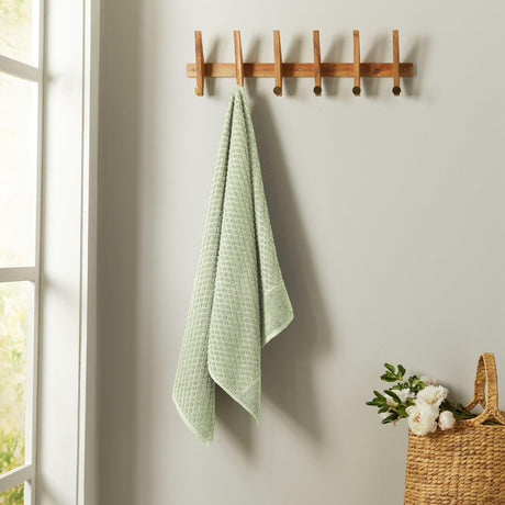Cotton Diamond Waffle Weave Bath Towel Set – Grayson Collection-Parc Decor