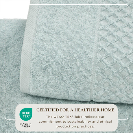 Cotton Diamond Waffle Weave Bath Towel Set – Grayson Collection-Parc Decor