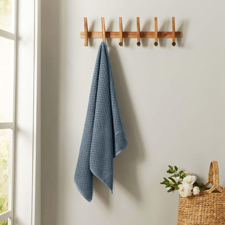 Cotton Diamond Waffle Weave Bath Towel Set – Grayson Collection-Parc Decor