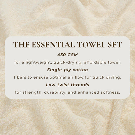 Cotton Terry Bath Towel Set – Cooper Collection-Parc Decor