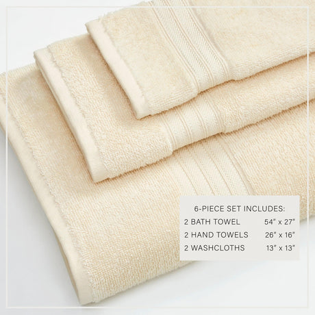 Cotton Terry Bath Towel Set – Cooper Collection-Parc Decor