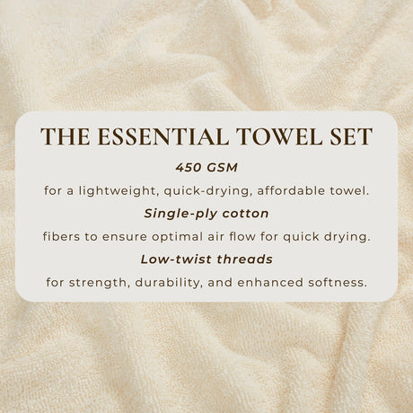 Cotton Terry Bath Towel Set – Cooper Collection-Parc Decor