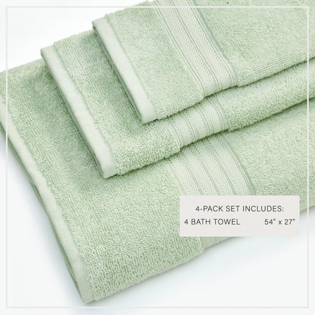 Cotton Terry Bath Towel Set – Cooper Collection-Parc Decor