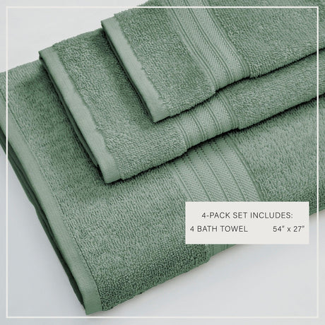 Cotton Terry Bath Towel Set – Cooper Collection-Parc Decor