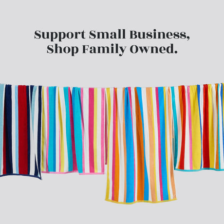 Cotton Velour Cabana Stripe Beach Towel – Novia Collection-Parc Decor