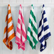 Cotton Velour Cabana Stripe Beach Towel – Novia Collection-Parc Decor