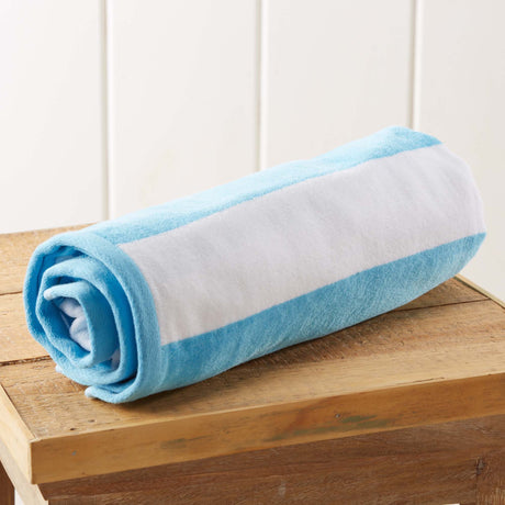 Cotton Velour Cabana Stripe Beach Towel – Novia Collection-Parc Decor