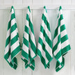 Cotton Velour Cabana Stripe Beach Towel – Novia Collection-Parc Decor