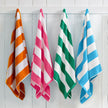 Cotton Velour Cabana Stripe Beach Towel – Novia Collection-Parc Decor