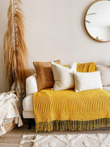 Cream Sherpa Lumbar Pillow Cover-Parc Decor