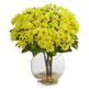 Daisy Artificial Arrangement in Fluted Vase-Parc Decor