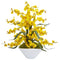 Dancing Lady Orchid Artificial Arrangement in White Vase-Parc Decor