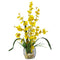 Dancing Lady Orchid Liquid Illusion Silk Flower Arrangement-Parc Decor